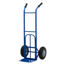 Тележка, двухколесная ручная D-250 мм Промышленник Д-150 П с откидной полкой