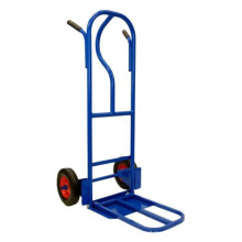 Двухколесная ручная тележка с откидной полкой Промышленник D-250 мм Д-250П