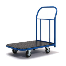 Платформенная тележка 200мм Промышленник ПР-8.18 с резиновым покрытием