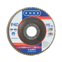 Круг лепестковый торцевой Edge 115х22.23 мм / P40 / шлифовальный диск / абразив