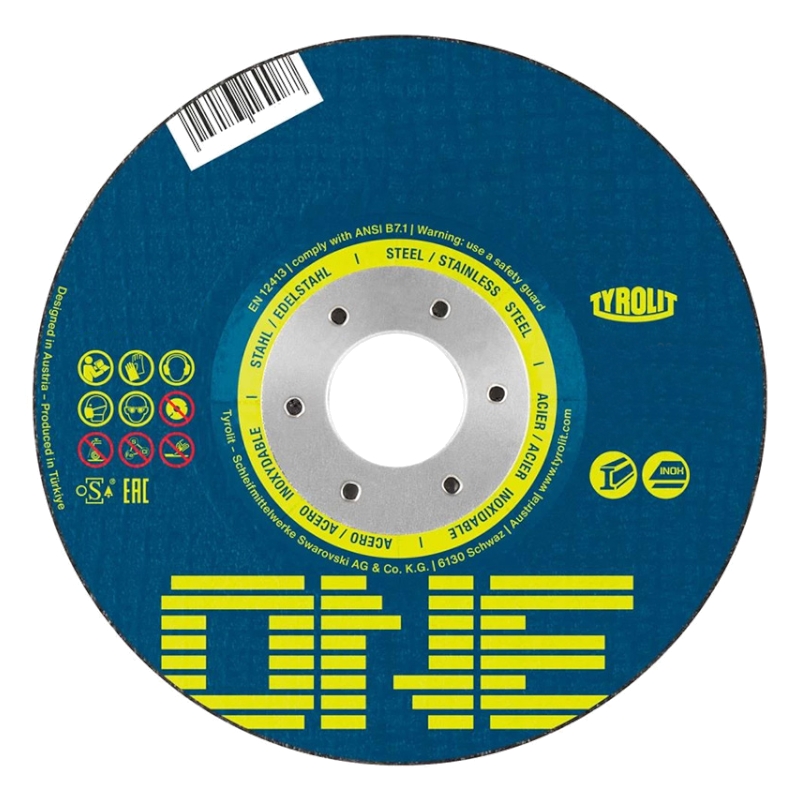 Диск отрезной 42 Tyrolit One 2 в 1 A30Q-BFO 178x3,0x22,23 мм