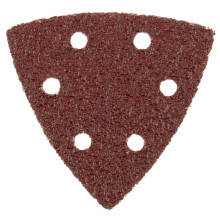 Треугольник абразивный под липучку, перфорированный, P 320, 93 мм, 5 шт Matrix на ворсовой подложке