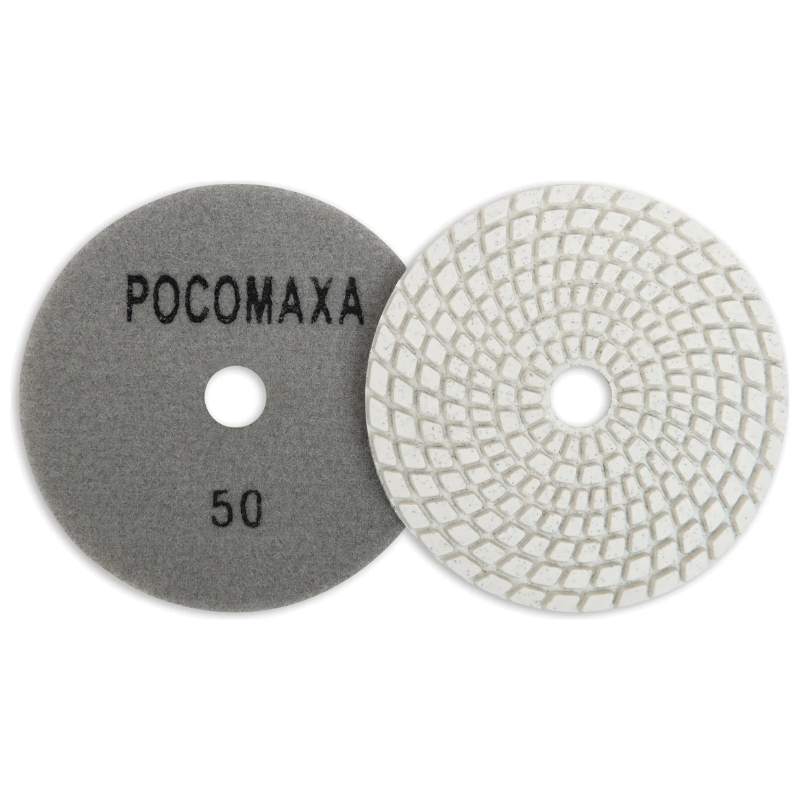 Алмазный гибкий шлифовальный круг 100 мм мокрая шлифовка зерно 50 РОСОМАХА