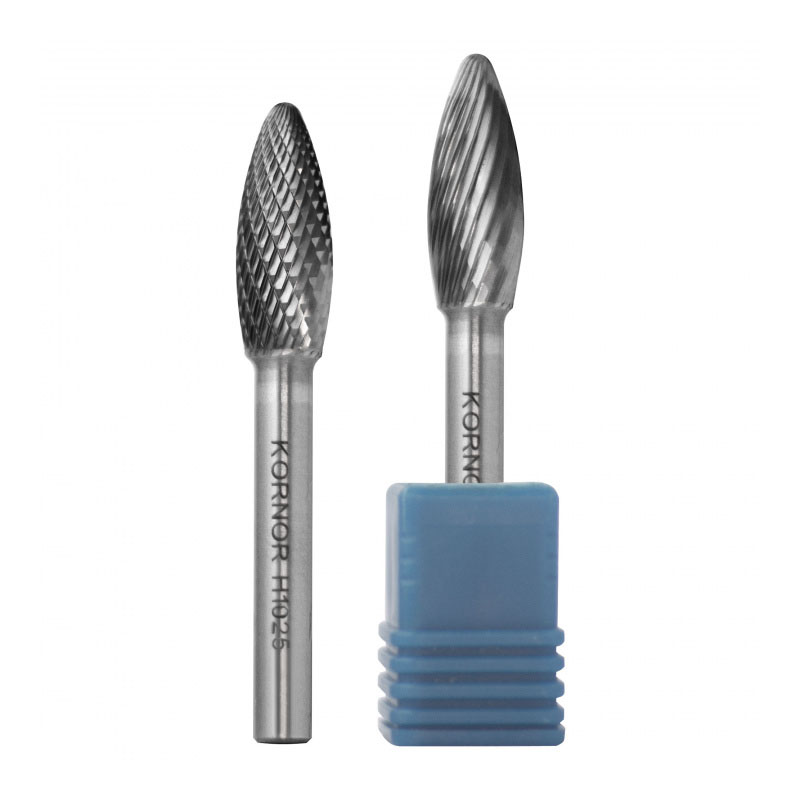 Борфреза пламевидная KORNOR H0618M06 насечка стандарт