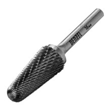 Борфреза по металлу твердосплавная Denzel коническая закругленная, тип-L, 16 мм