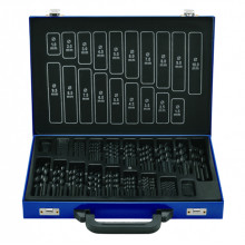 Набор свёрл по металлу ZIRA HSS-G (металлический кейс)