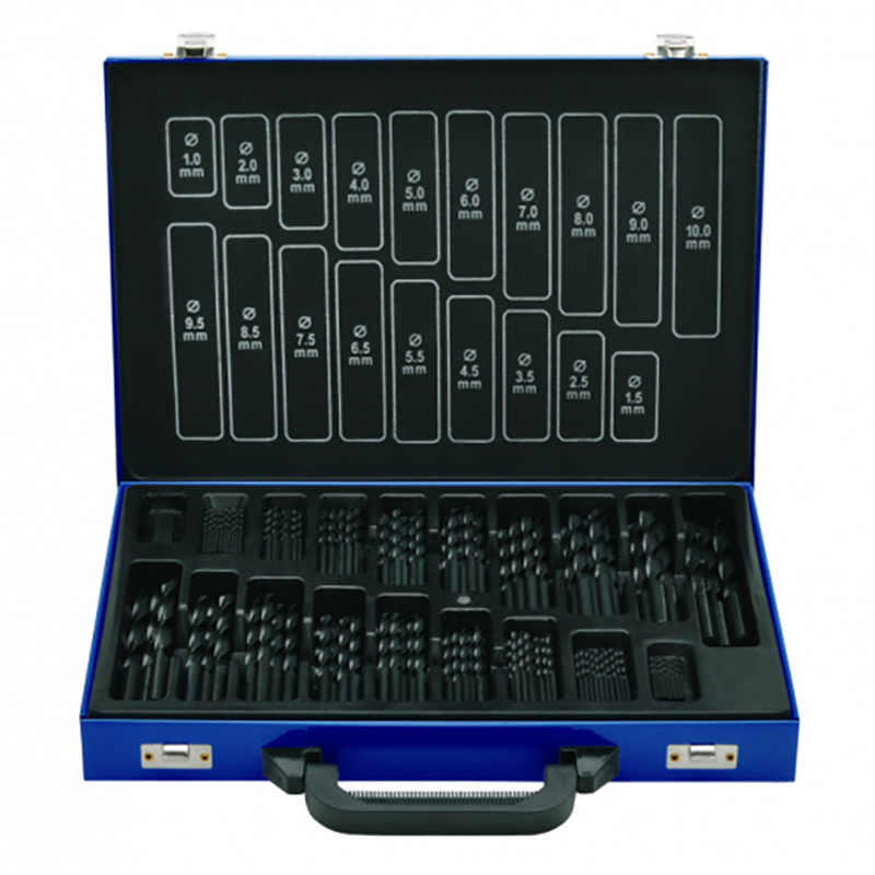 Набор свёрл по металлу ZIRA HSS-G (металлический кейс)