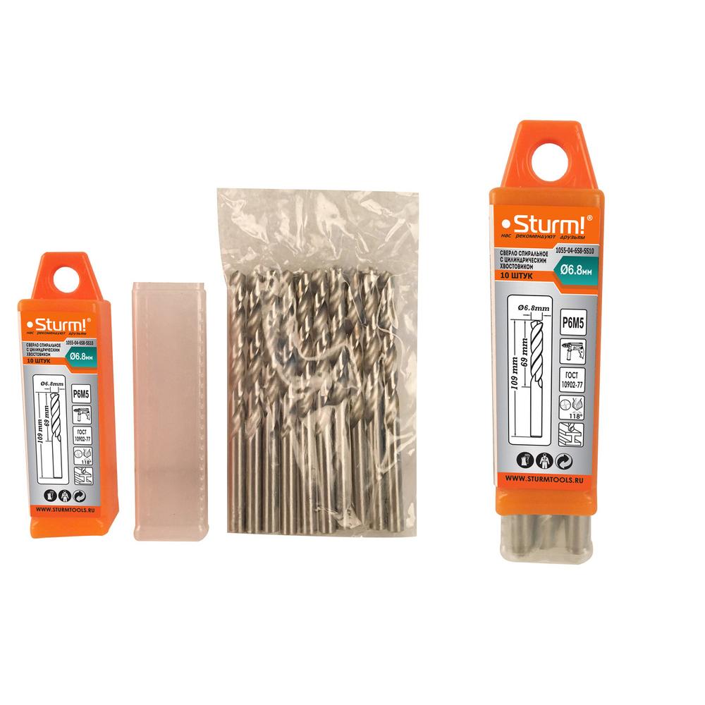 Сверло по металлу Sturm! 1055-04-6S8-SS10 Сверло по металлу Sturm! 1055-04-6S8-SS10
