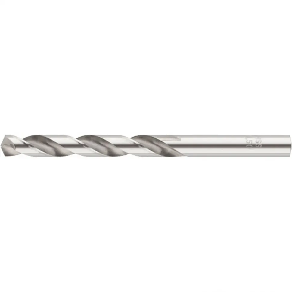 Сверло спиральное по металлу, 4.8 x 80 мм, Р6М5 Барс
