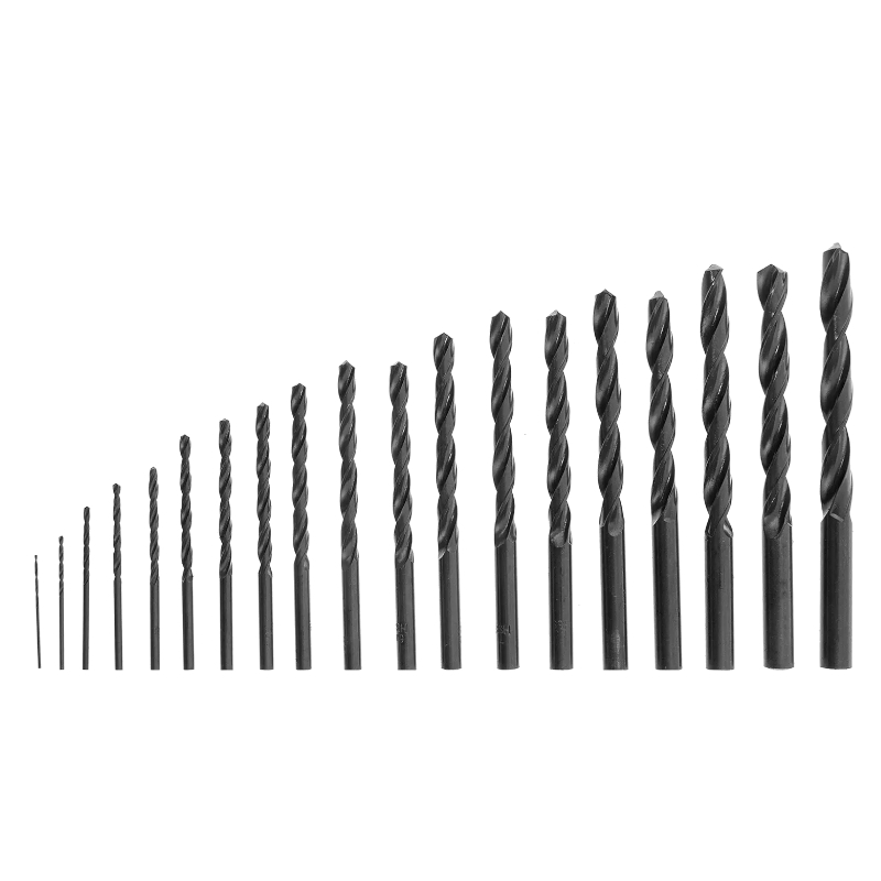 Набор сверл по металлу, 1-10 мм, (через 0.5 мм), HSS, 19 шт, пластиковый бокс, цилиндрический хвостовик Набор сверл по металлу, 1-10 мм, (через 0.5 мм), HSS, 19 шт, пластиковый бокс, цилиндрический хвостовик