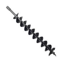 Шнек двухзаходный D 100B для грунта к бензобуру со сменными ножами