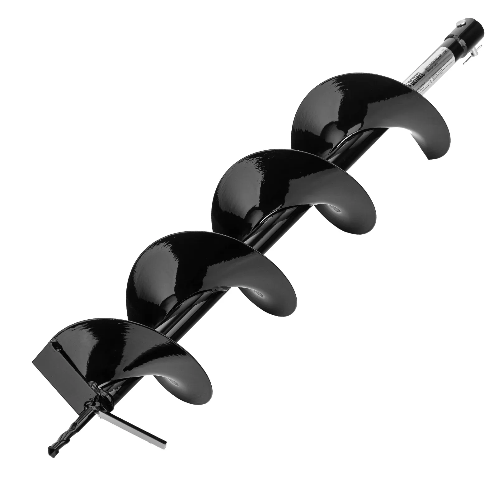 Шнек для грунта Denzel E-150, диаметр 150 мм, длина 800 мм,соединение 20 мм, несъемный нож