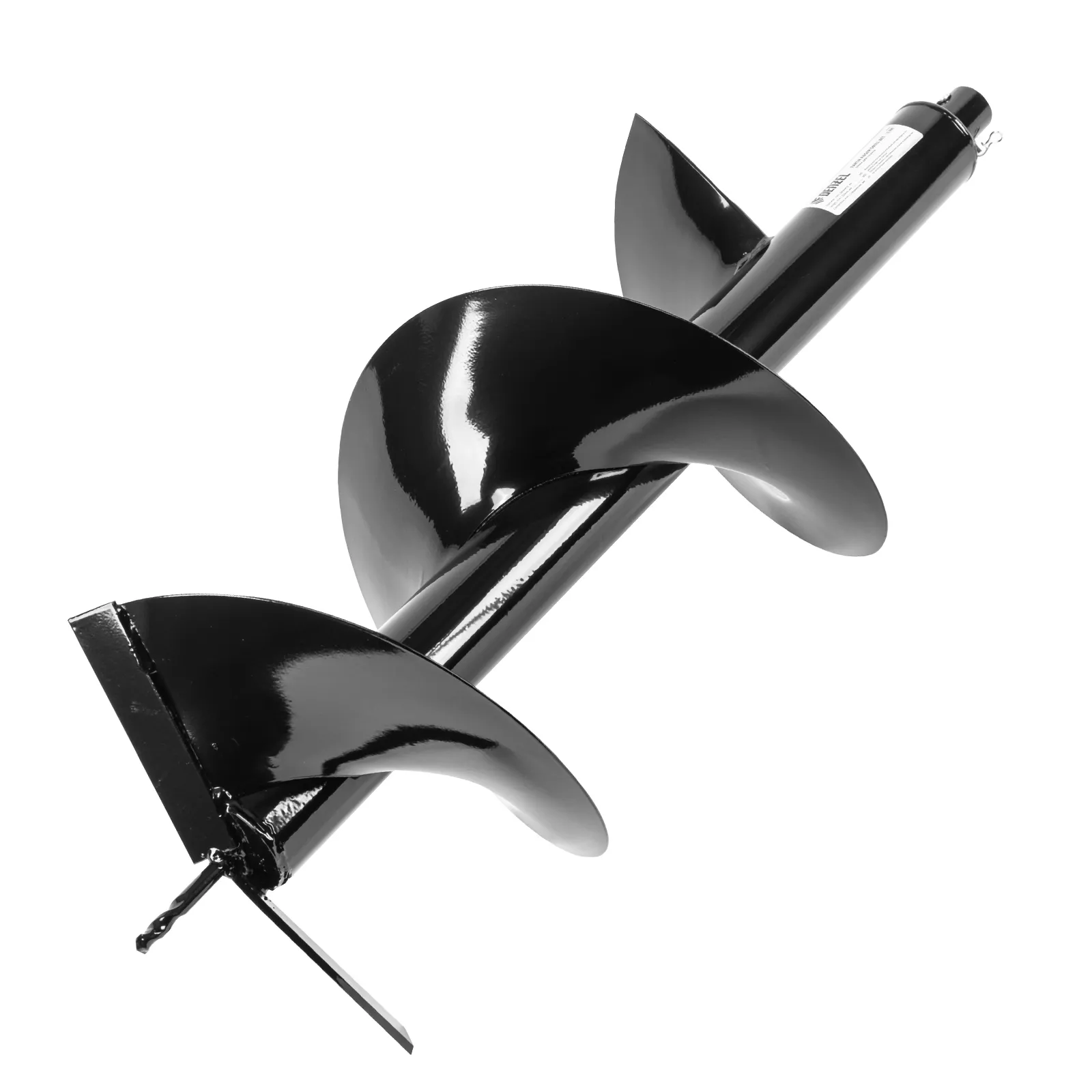 Шнек для грунта Denzel E-300, диаметр 300 мм, длина 800 мм,соединение 20 мм, несъемный нож