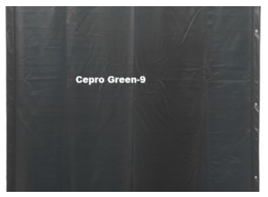 Сварочная шторка CEPRO Green-9 160х220 см