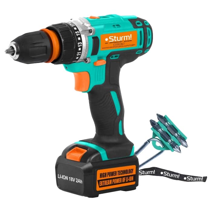 Дрель аккумуляторная Sturm CD3218LT Дрель аккумуляторная Sturm CD3218LT