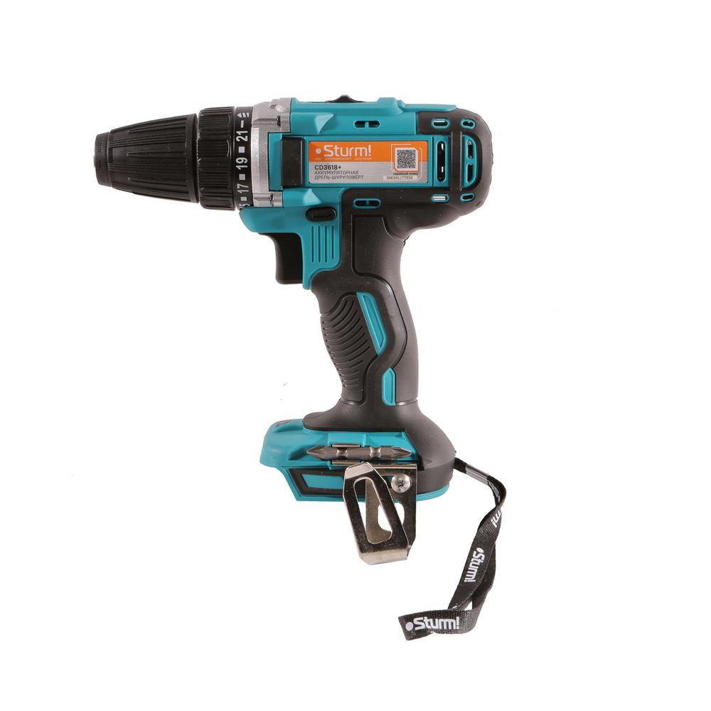 Аккумуляторный шуруповерт Sturm! CD3618+ 1BatterySystem