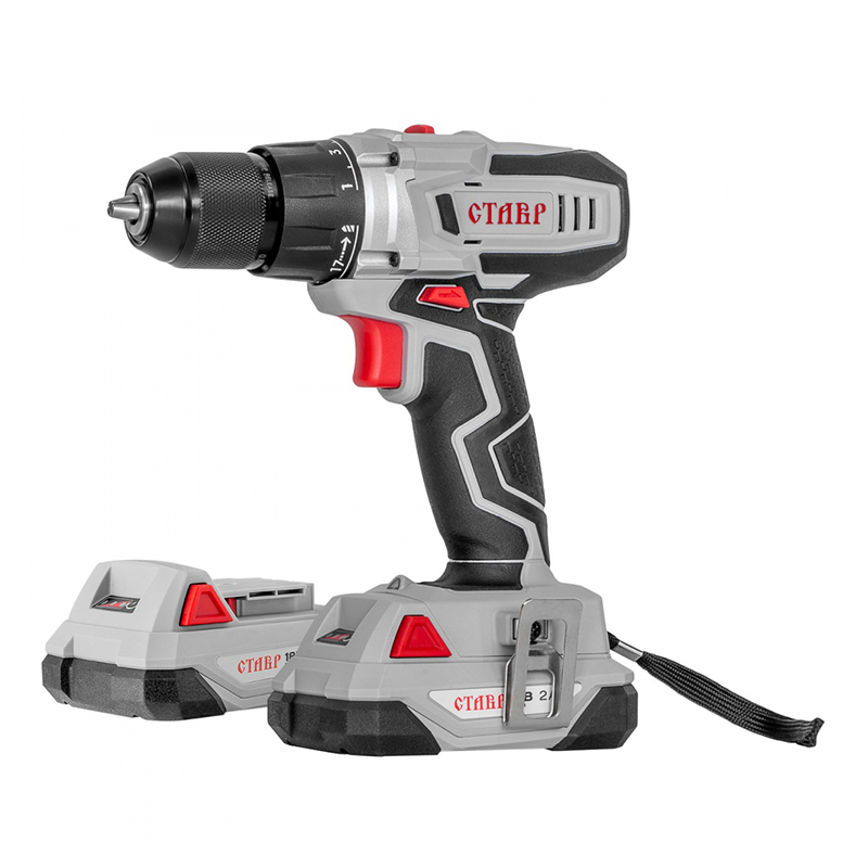 Дрель-шуруповерт аккумуляторная СТАВР ДА-18/2