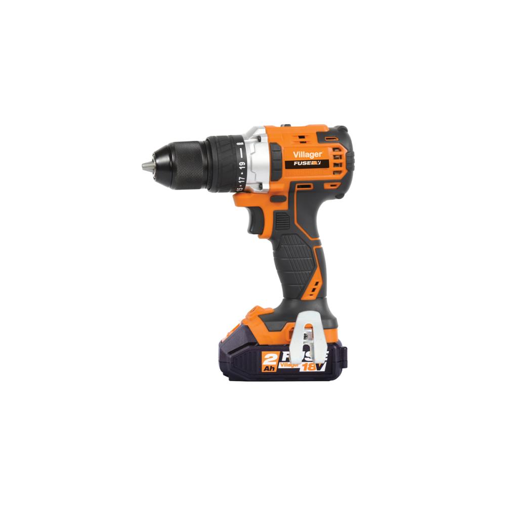 Дрель-шуруповёрт бесщёточная аккумуляторная Villager VLP 5020 2BSC