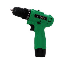 Дрель-шуруповерт аккумуляторная Zitrek Green 12-Li-ion (12В, Li-ion аккумулятор, бита)