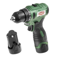 Шуруповерт аккумуляторный бесщёточный / дрель-шуруповерт HAMMER ACD12BLC + 2 акк. в кейсе NKR