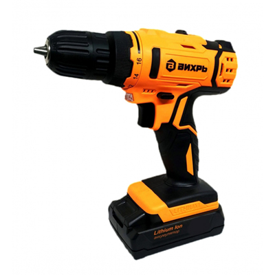 Дрель-шуруповерт Вихрь ДА-24Л-2кУ аккумуляторная, ударная