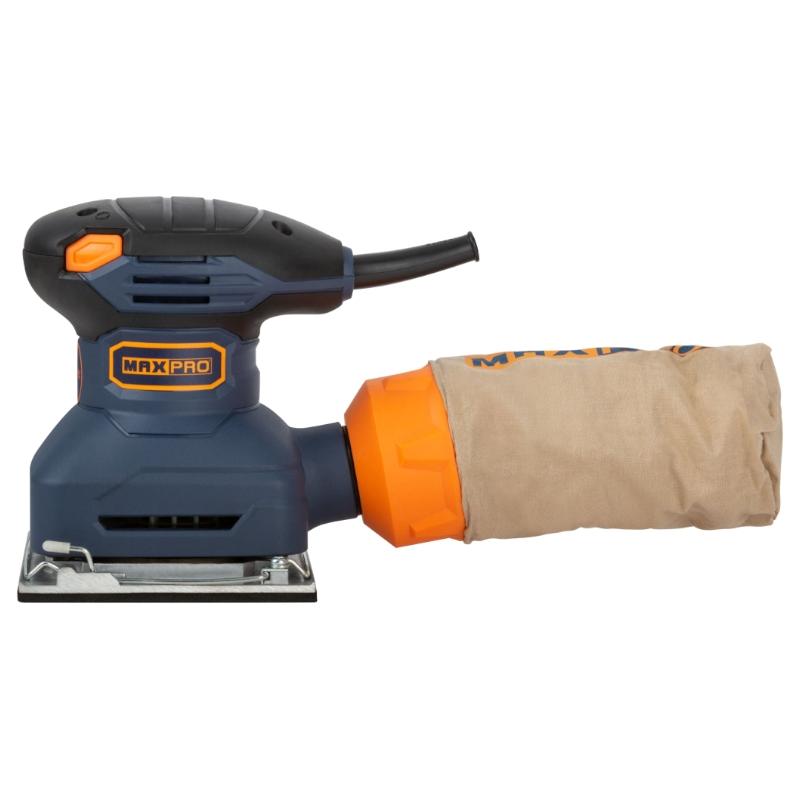 Шлифмашина вибрационная MAX-PRO 230 Вт, 13500 об/мин, 115х100 мм 85235