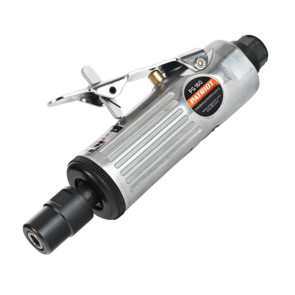 Пневмошлифмашина PATRIOT PG 160 6бар, штуцер 1/4