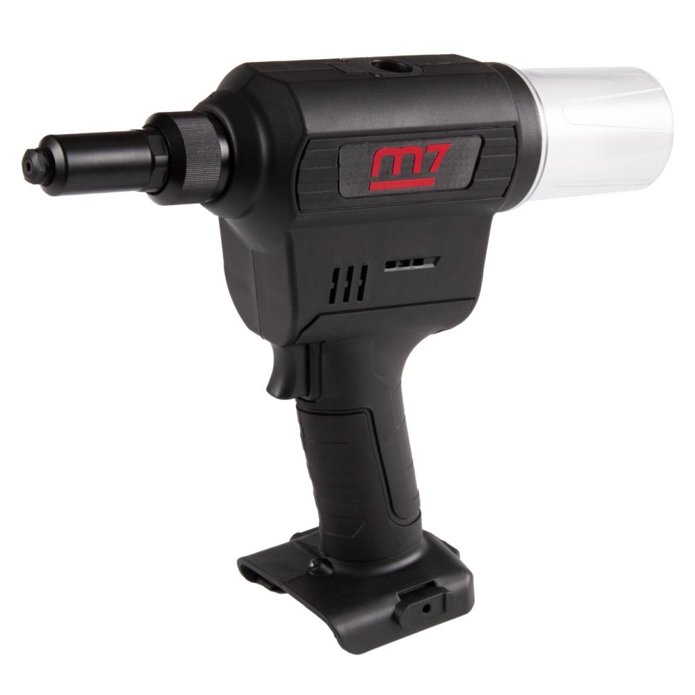 Заклепочник аккумуляторный MIGHTY SEVEN 2,4-6,4 мм, 18 В, без аккумулятора и ЗУ