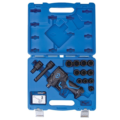 Гайковерт пневматический ударный 1/2", 678 Нм (с комплектом головок, 16 предметов)